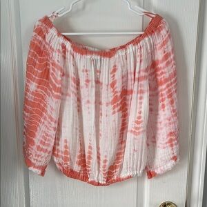 Women's Off-Shoulder Michael Stars Isabella Tie-Dye Top